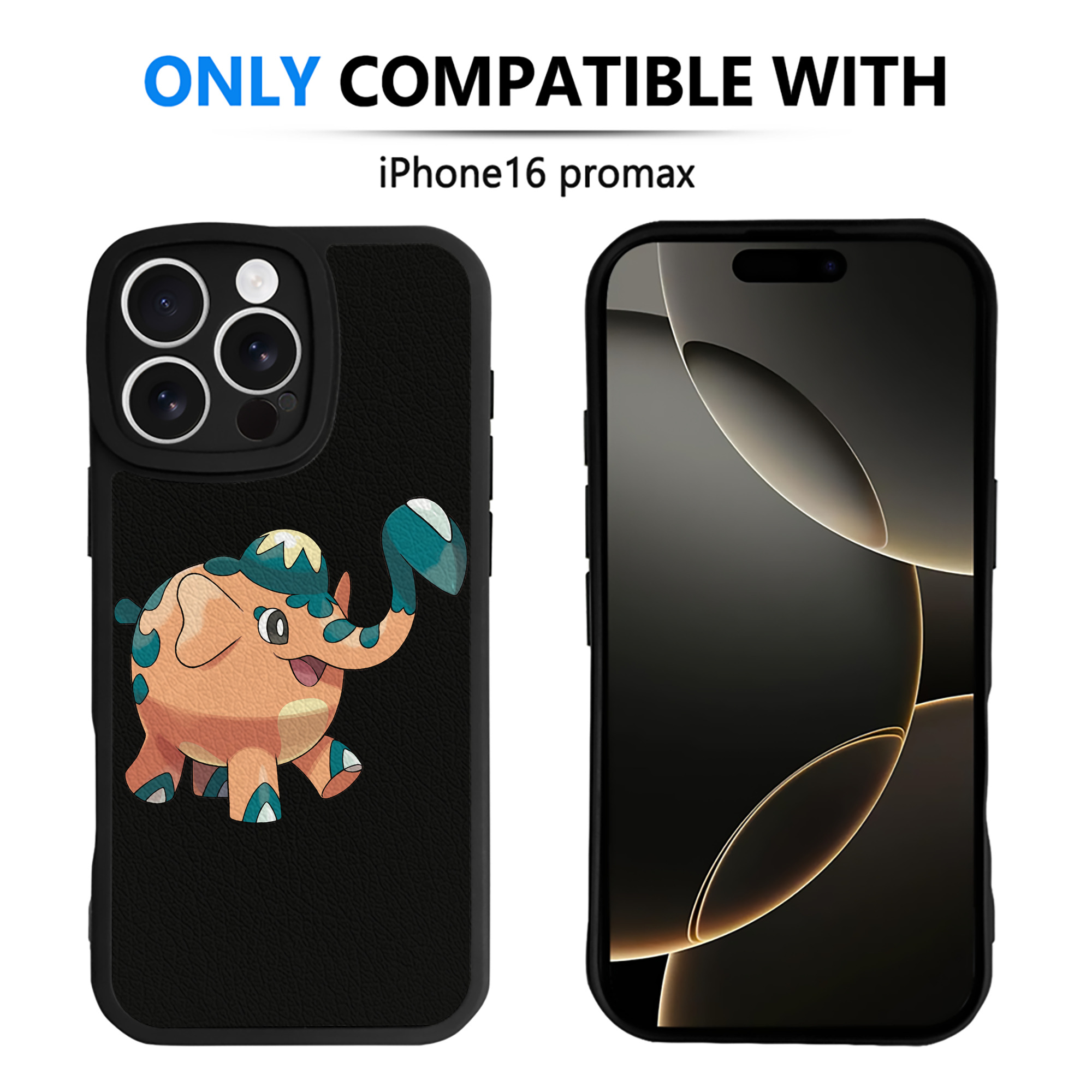 （画像用） ポケットモンスター Pokémon 【iPhone 16シリーズ対応】シリコンスマホケース（レザー調） 材質：シリコン